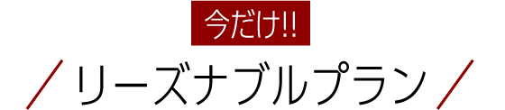 リーズナブルプラン